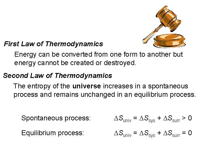 First Law of Thermodynamics Energy can be converted from one form to another but