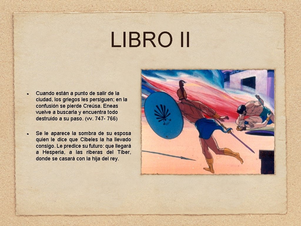 LIBRO II Cuando están a punto de salir de la ciudad, los griegos les