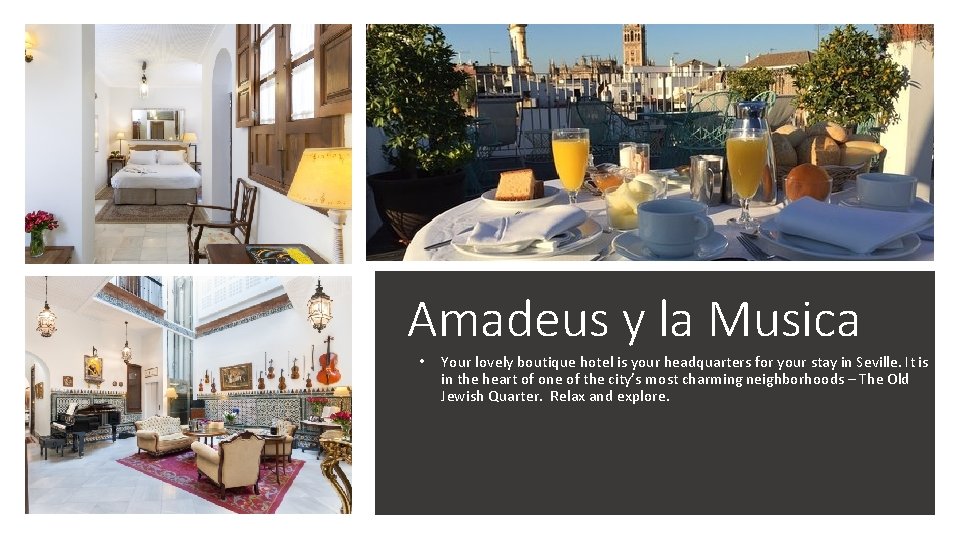 Amadeus y la musica Amadeus y la Musica • Your lovely boutique hotel is