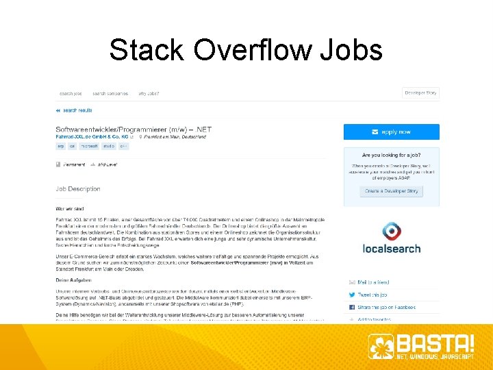 Stack Overflow Jobs 