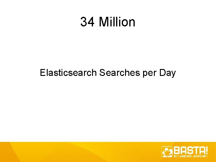 34 Million Elasticsearch Searches per Day 
