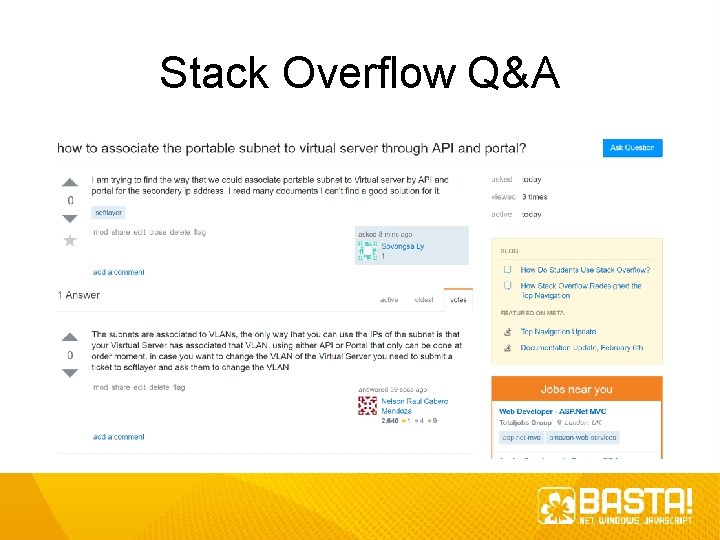 Stack Overflow Q&A 