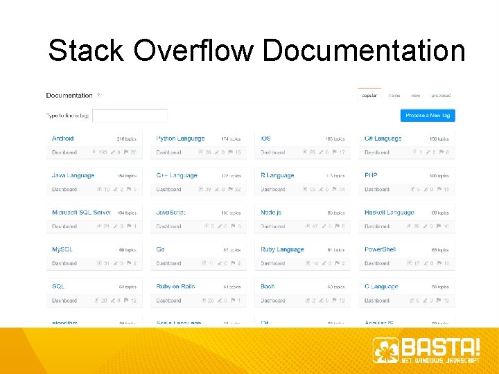 Stack Overflow Documentation Stack Overflow Documentation