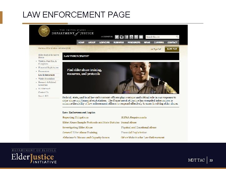 LAW ENFORCEMENT PAGE MDT TAC 23 