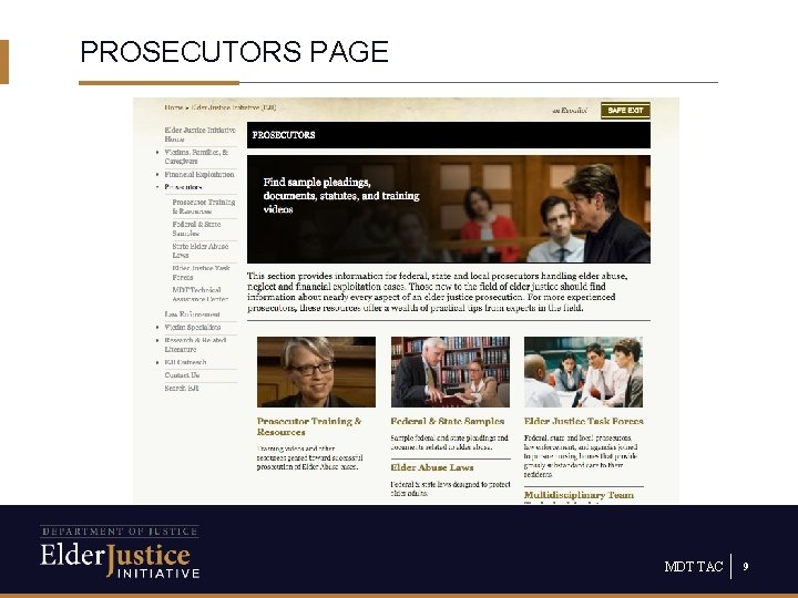 PROSECUTORS PAGE MDT TAC 9 