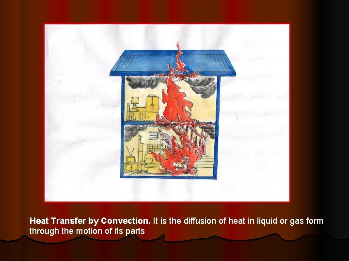 Heat Transfer by Convection. It is the diffusion of heat in liquid or gas