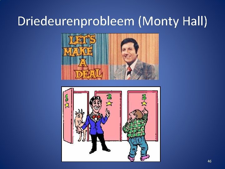 Driedeurenprobleem (Monty Hall) 46 