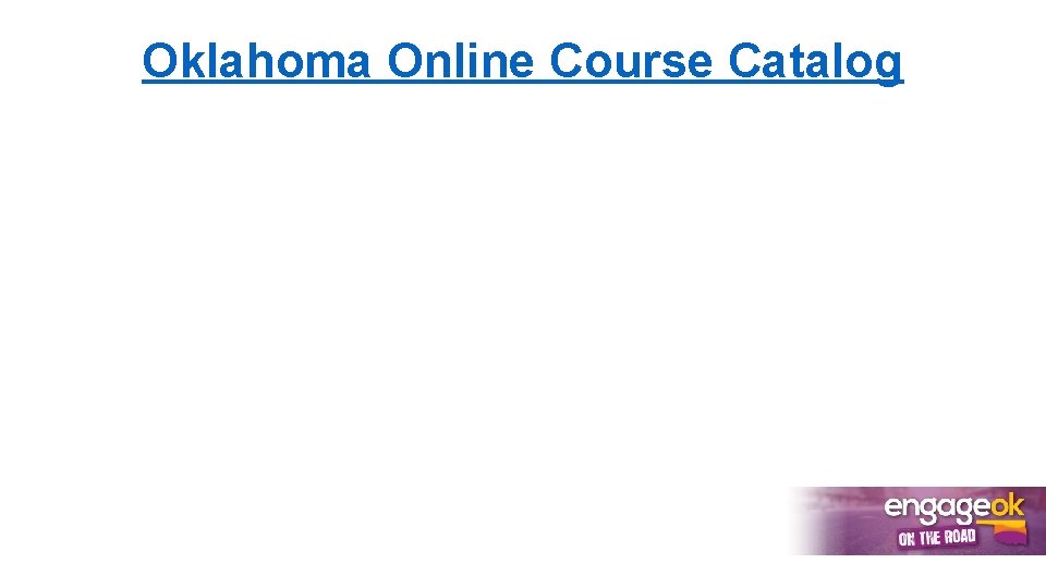 Oklahoma Online Course Catalog 