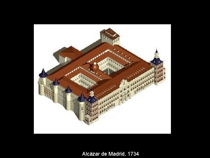 Alcázar de Madrid, 1734 