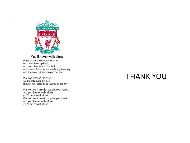 THANK YOU THANK YOU
