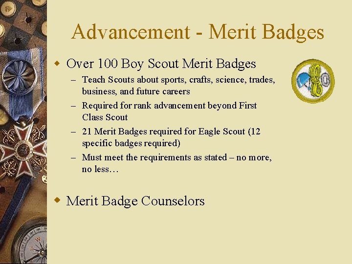 Advancement - Merit Badges w Over 100 Boy Scout Merit Badges – Teach Scouts