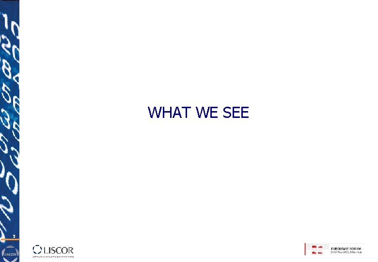 WHAT WE SEE 3 