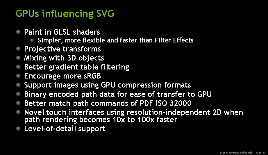 GPUs influencing SVG Paint in GLSL shaders Simpler, more flexible and faster than Filter