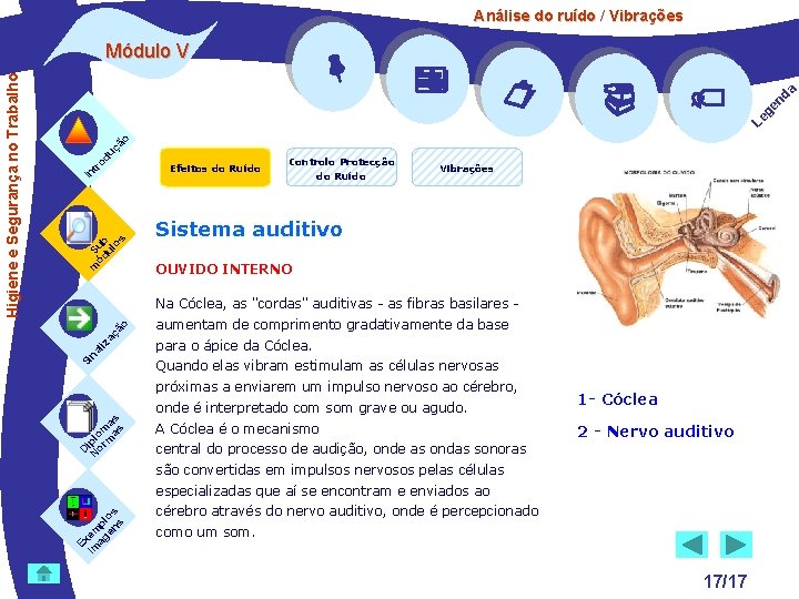 Análise do ruído / Vibrações a nd ge Le m S ód ub ul