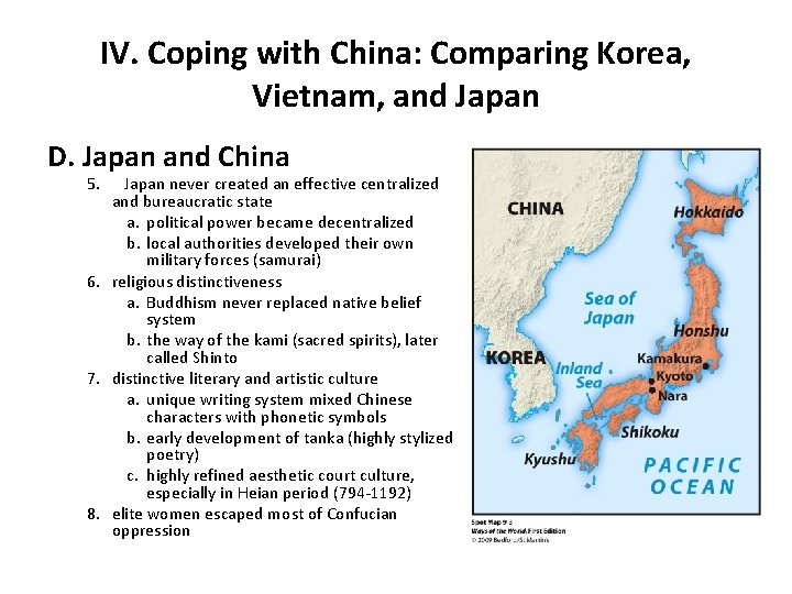 IV. Coping with China: Comparing Korea, Vietnam, and Japan D. Japan and China 5.