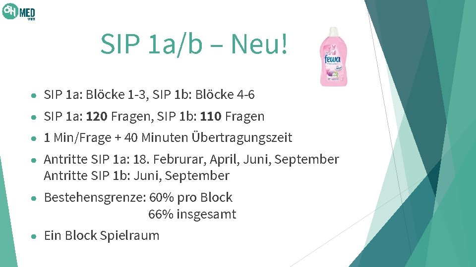 SIP 1 a/b – Neu! ● SIP 1 a: Blöcke 1 -3, SIP 1
