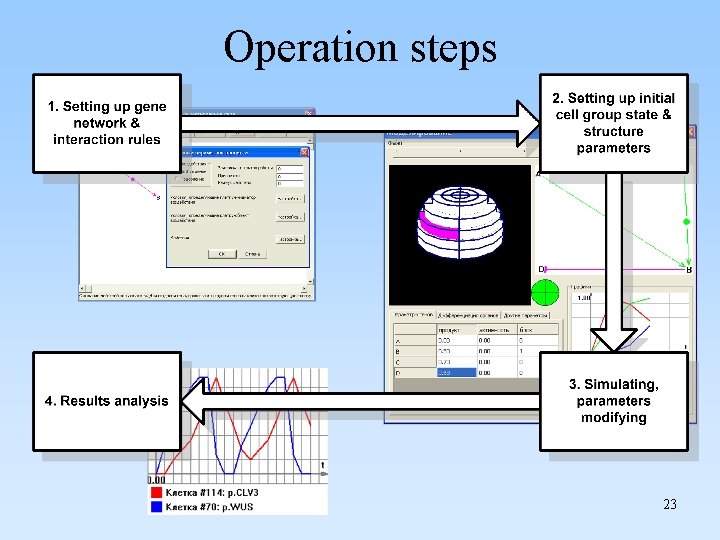 Operation steps 23 