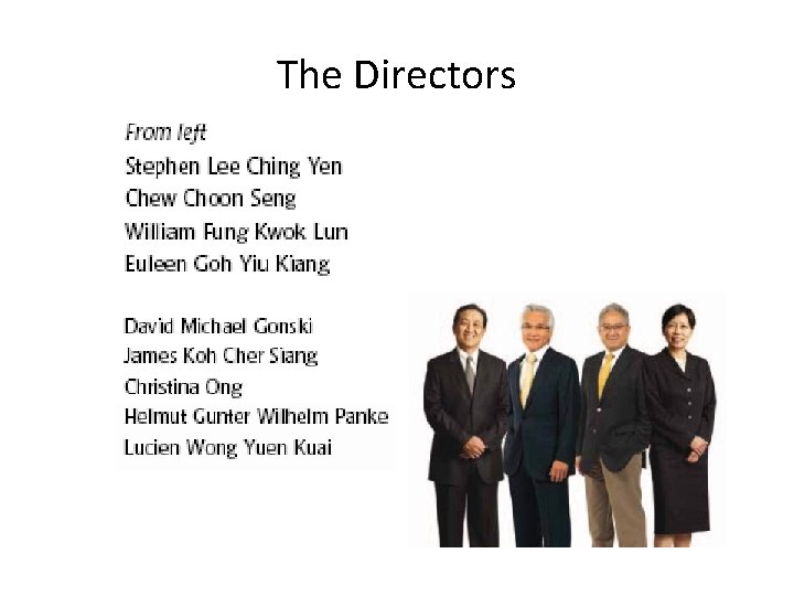 The Directors 