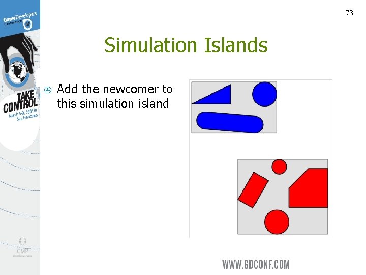 73 Simulation Islands > Add the newcomer to this simulation island 