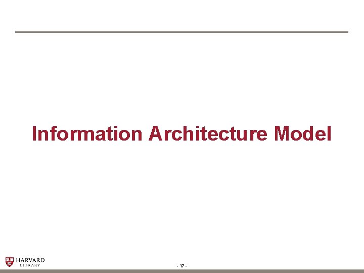 Information Architecture Model - 17 - 