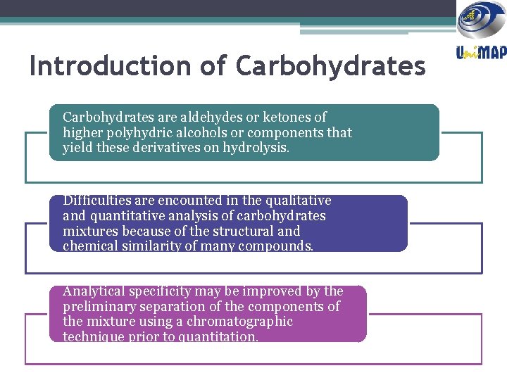 Introduction of Carbohydrates are aldehydes or ketones of higher polyhydric alcohols or components that