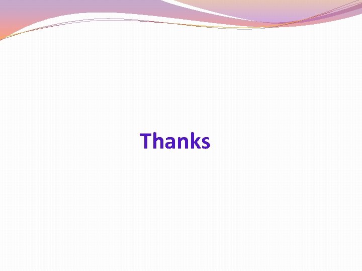 Thanks 