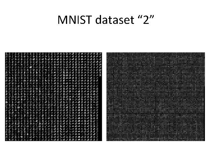 MNIST dataset “ 2” 