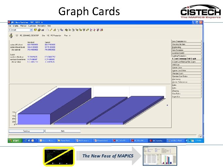 Graph Cards The New Face of MAPICS 
