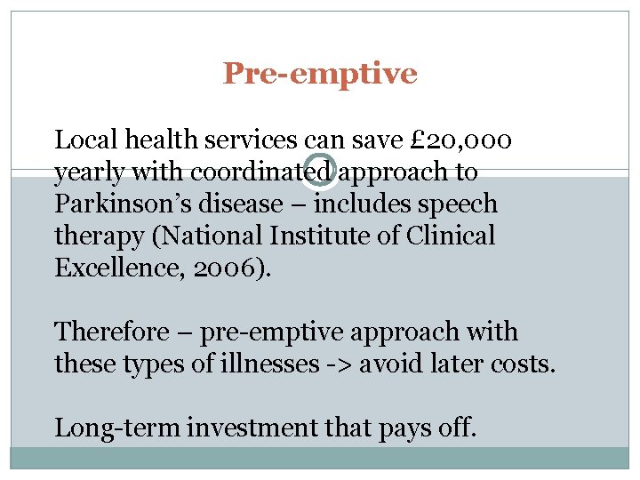 Pre-emptive Local health services can save £ 20, 000 yearly with coordinated approach to