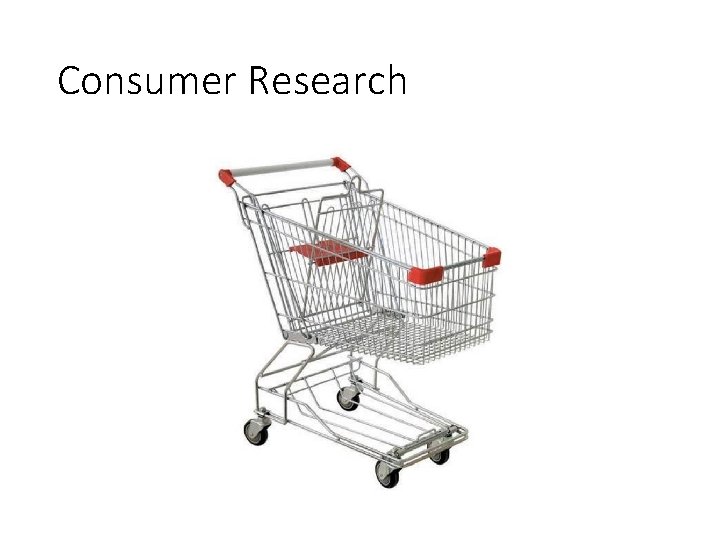 Consumer Research 