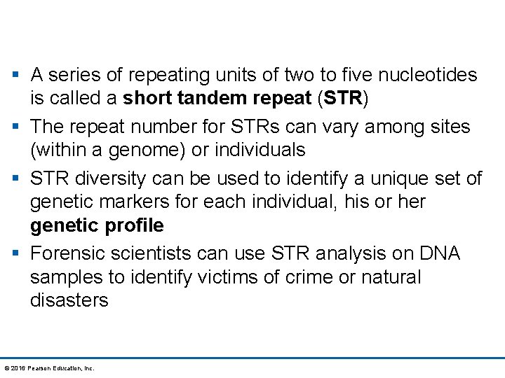 § A series of repeating units of two to five nucleotides is called a