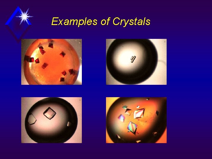 Examples of Crystals 