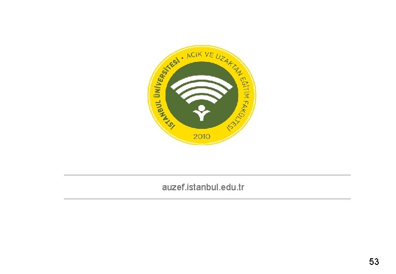 auzef. istanbul. edu. tr 53 
