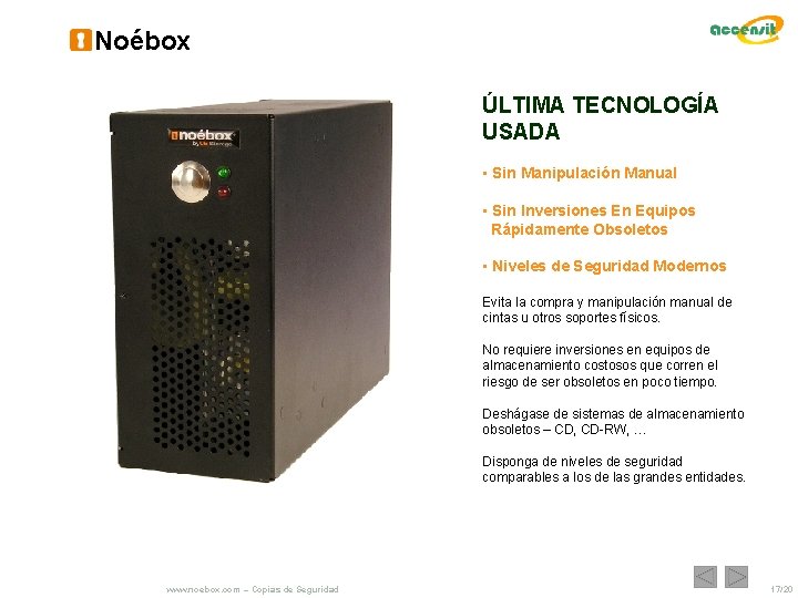 Noébox ÚLTIMA TECNOLOGÍA USADA • Sin Manipulación Manual • Sin Inversiones En Equipos Rápidamente