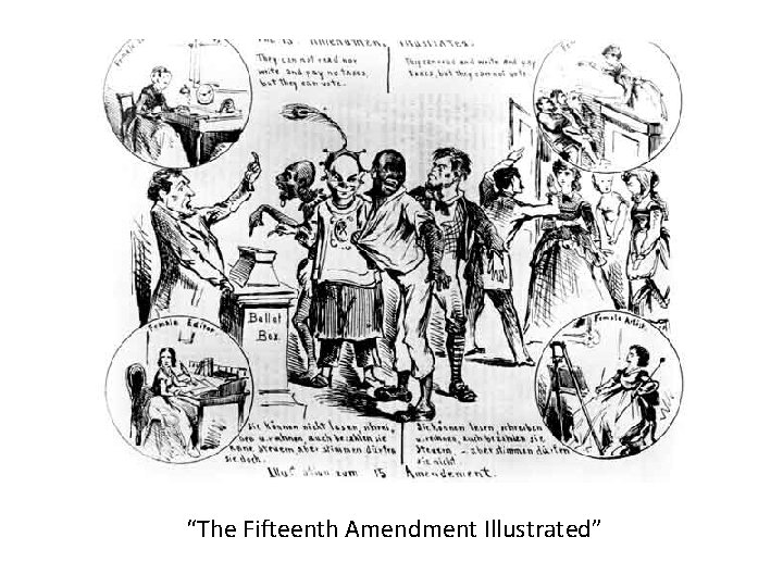 “The Fifteenth Amendment Illustrated” 