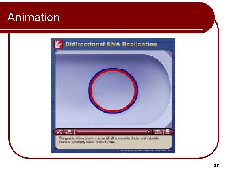 Animation Please note that due to differing operating systems, some animations will not appear