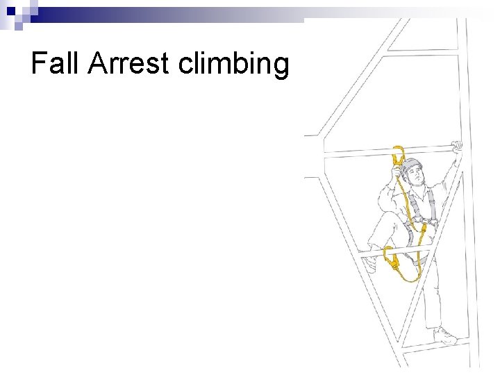 Fall Arrest climbing 