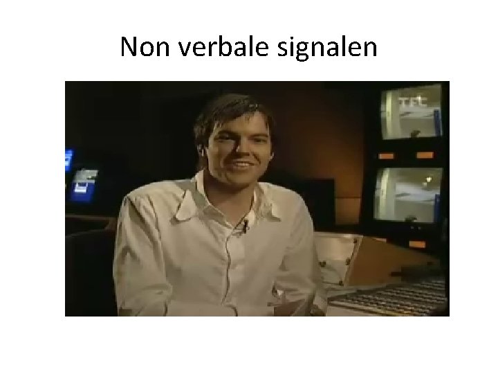 Non verbale signalen 