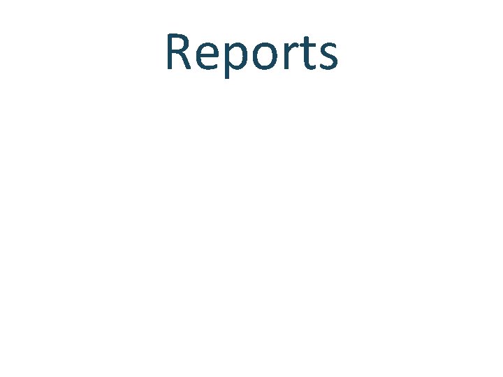 Reports 