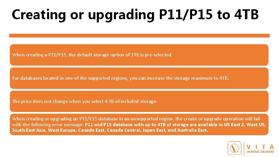 Creating or upgrading P 11/P 15 to 4 TB When creating a P 11/P