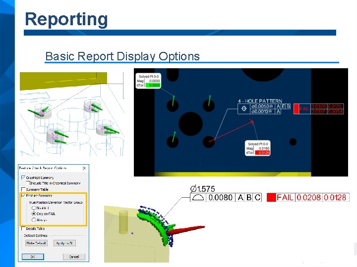 Reporting Basic Report Display Options 
