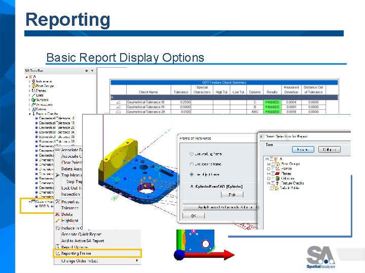 Reporting Basic Report Display Options 