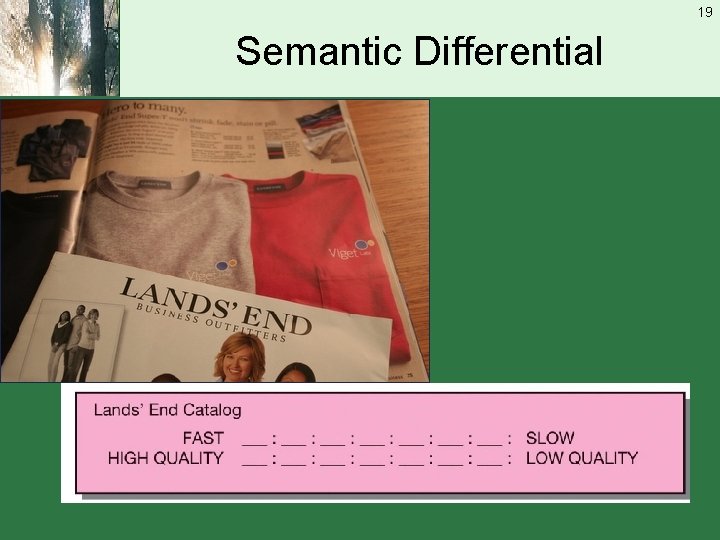 19 Semantic Differential 