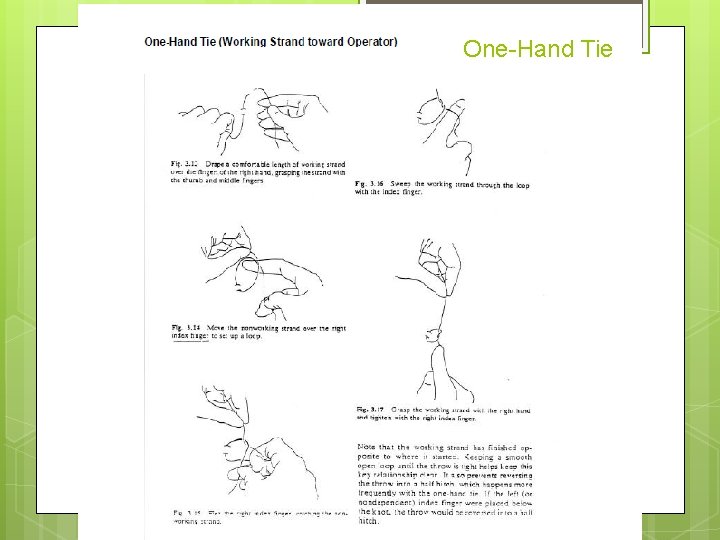 One-Hand Tie 