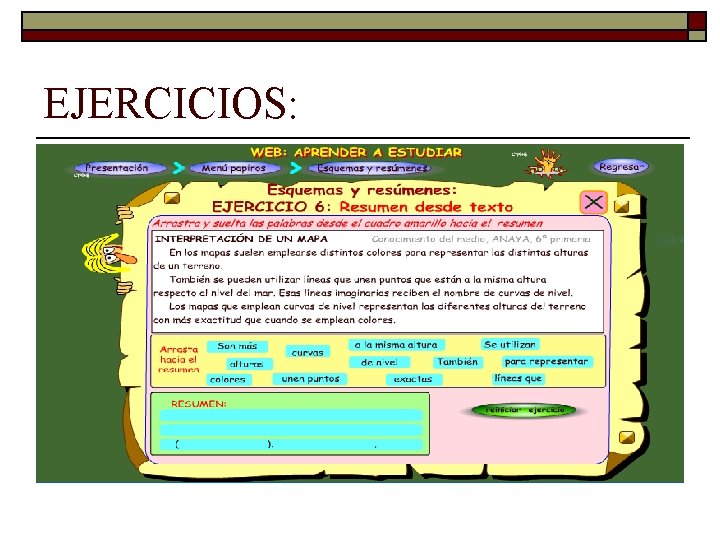 EJERCICIOS: 