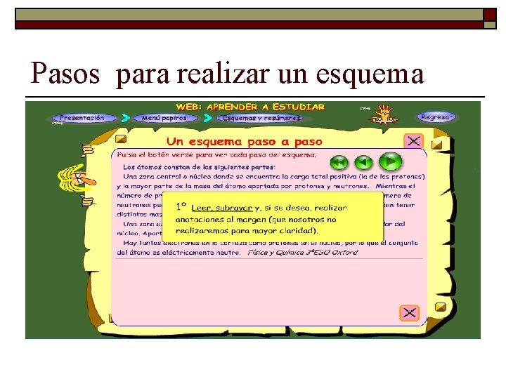 Pasos para realizar un esquema 