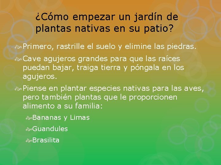 ¿Cómo empezar un jardín de plantas nativas en su patio? Primero, rastrille el suelo