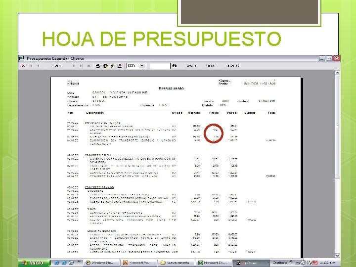 HOJA DE PRESUPUESTO 