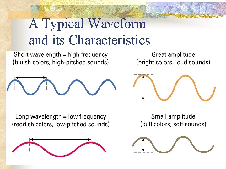 A Typical Waveform and its Characteristics 