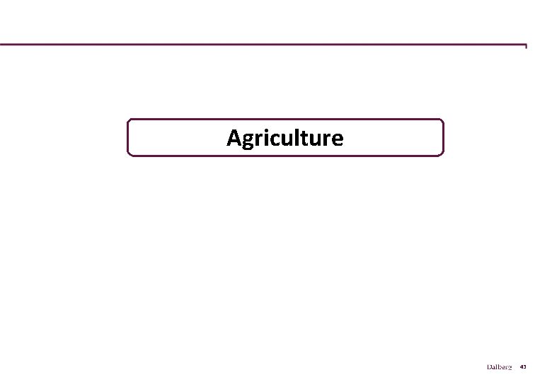 Agriculture 43 